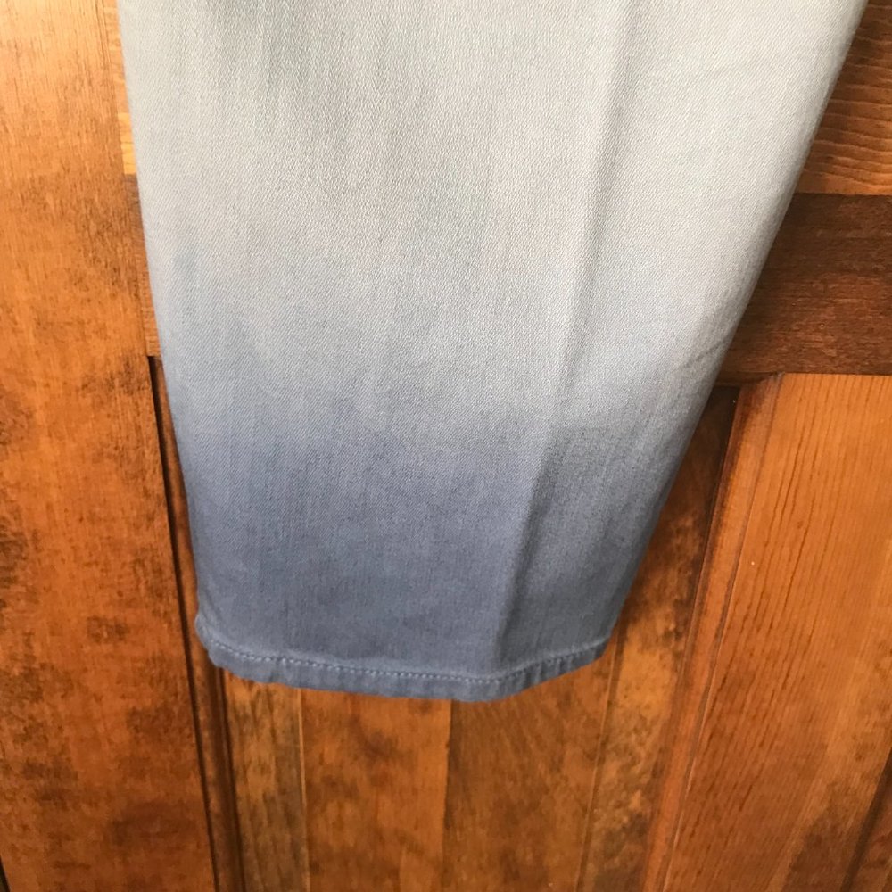 J. Jill Blue w/Ombre Leg Authentic Fit Slim Ankle Jeans Size 18 - Picture 11 of 14